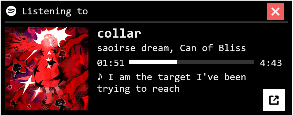 Fully automatic updating Spotify status... without JavaScript?